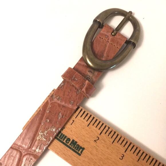 - GARUGLIERI Leather Belt made in Italy NWOT - SIZE  L = LARGE